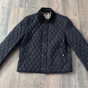 Burberry Men's Black Quilted Jacket